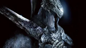 Caption: Artorias The Abysswalker Unleashes His Fierce Aura Wallpaper