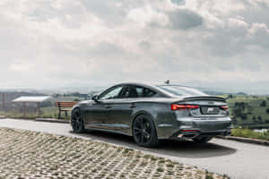 Caption: Audi A5 Sportback In A Stunning Angle Wallpaper