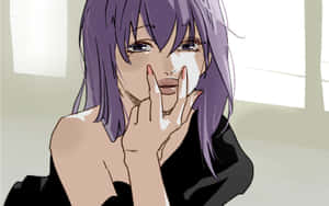 Caption: Ayame Sarutobi, The Charming Ramen Girl From Naruto Series Wallpaper