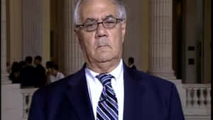 Caption: Barney Frank Expressing Concern Wallpaper