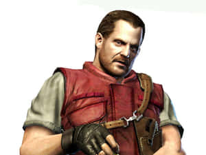 Caption: Barry Burton - Resident Evil Icon Wallpaper