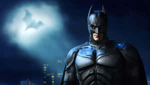 Caption: Batman In Action On Desktop Background Wallpaper