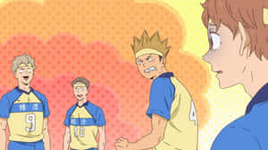 Caption: Beautiful Tsubakihara Scenery In Full Bloom Wallpaper