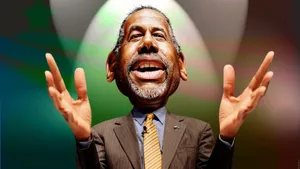 Caption: Ben Carson In A Unique Cartoon Style Wallpaper