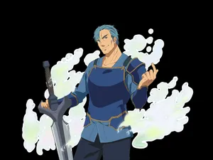 Caption: Bercouli Synthesis One - The Legendary Swordsman Wallpaper