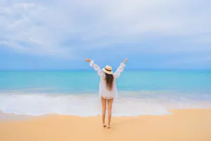 Caption: Blissful Nature Landscape Wallpaper