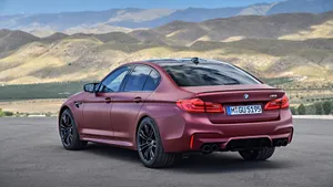 Caption: Bmw M5 In Action Wallpaper