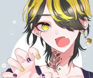 Caption: Bold Colors With Kazutora Hanemiya Wallpaper