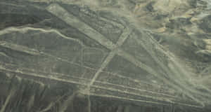 Caption: Breathtaking Bird's-eye View Of The Nazca Lines Wallpaper