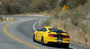 Caption: Breathtaking Shot Of 2020 Ford Mustang Gt350r In High Velocity Wallpaper