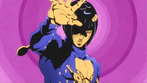 Caption: Bruno Bucciarati Posing In An Action Stance Wallpaper