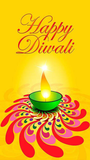 Caption: Celebrating The Vibrant Festival Of Diwali Wallpaper