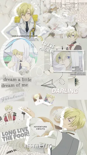 Caption: Charismatic Tamaki Suoh In An Elegant Pose Wallpaper