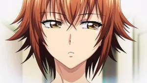 Caption: Chisa Kotegawa – A Graceful Stance Of Confidence Wallpaper