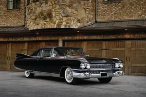 Caption: Classic Cadillac Eldorado On Display Wallpaper