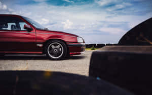 Caption: Classic Opel Kadett In Pristine Condition Wallpaper