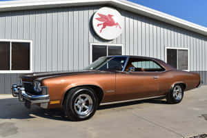 Caption: Classic Pontiac Catalina - A Timeless American Beauty Wallpaper