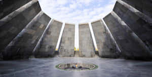 Caption: Commemorating History At The Armenian Genocide Memorial Complex Wallpaper