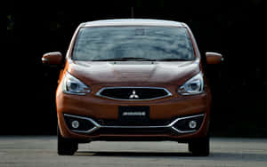 Caption: Compact Elegance - Mitsubishi Mirage 2021 Wallpaper