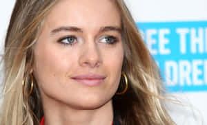 Caption: Cressida Bonas In Elegant Attire Wallpaper