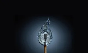 Caption: Crystal Clear 3d Water Ripple Effect Wallpaper