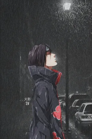 Caption: Dark Expression Of Itachi Uchiha Wallpaper