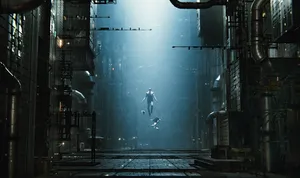 Caption: Dark Skies Over Dystopian World Wallpaper