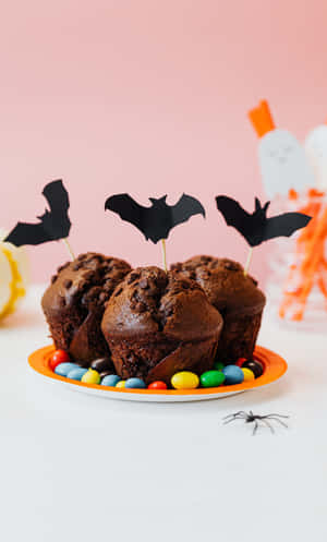 Caption: Dazzling Homemade Halloween Treats Wallpaper