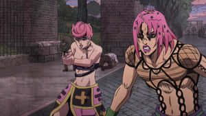 Caption: Diavolo - The Villainous Mastermind From Jojo's Bizarre Adventure Wallpaper