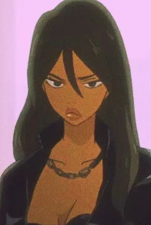 Caption: Distinctive And Cool Profile Picture - Sad And Pouting Michiko Malandro Wallpaper