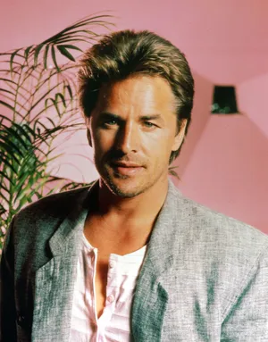 Caption: Don Johnson, Iconic American Actor Wallpaper