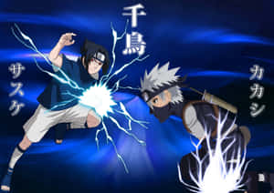Caption: Dynamic Raikiri Lightning Technique Wallpaper