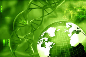 Caption: Eco-friendly Green Chemistry Concept Wallpaper