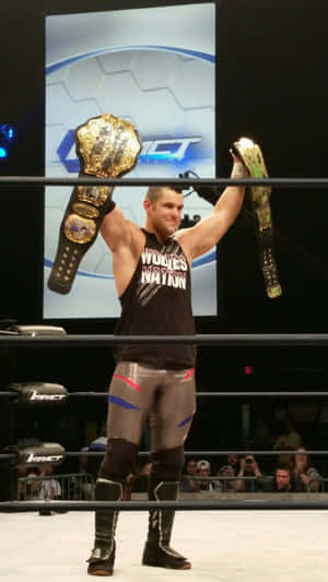 Caption: Eddie Edwards: Two-time Impact X-division Champion Wallpaper