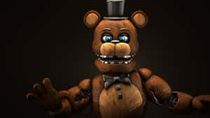 Caption: Eerie Night At Freddy Fazbear's Pizzaria Wallpaper