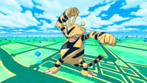 Caption: Electabuzz Exploring In The Pokemon Go Universe Wallpaper