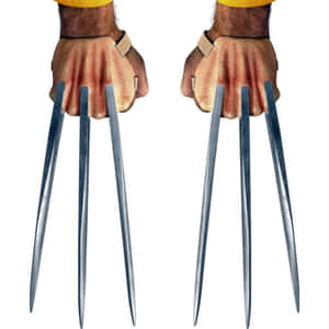 Caption: Electrifying Adamantium Claws Wallpaper