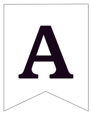 Caption: Elegant Black And White Letter Wallpaper