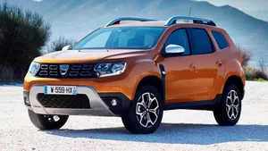Caption: Elegant Dacia Car On Road Wallpaper