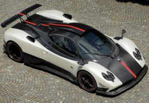 Caption: Elite Performance Streamlined - The Pagani Zonda Cinque Wallpaper