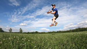 Caption: Enchanting Boomerang Floating In The Air Wallpaper