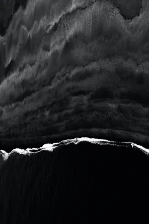 Caption: Enigmatic Dark Ocean Waves Wallpaper