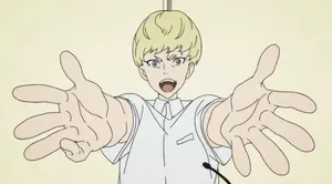 Caption: Enigmatic Ryo Asuka Portrait Wallpaper