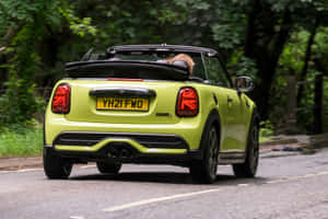 Caption: Enjoy The Breeze With A Mini Cooper S Convertible Wallpaper