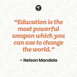 Caption: Enlightening Education Quote Wallpaper