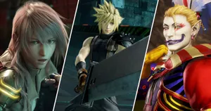 Caption: Enthralling Final Fantasy Characters Ready For Action Wallpaper