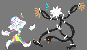 Caption: Epic Battle - Blacephalon And Xurkitree Pokemon Showdown Wallpaper