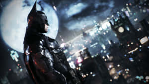 Caption: Epic Superhero Battle Scene In A Video Game Wallpaper