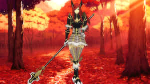 Caption: Erza Scarlet, The Fierce Fairy Tail Warrior Wallpaper
