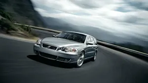 Caption: Exceptional Design Of Volvo V70 Station Wagon Wallpaper
